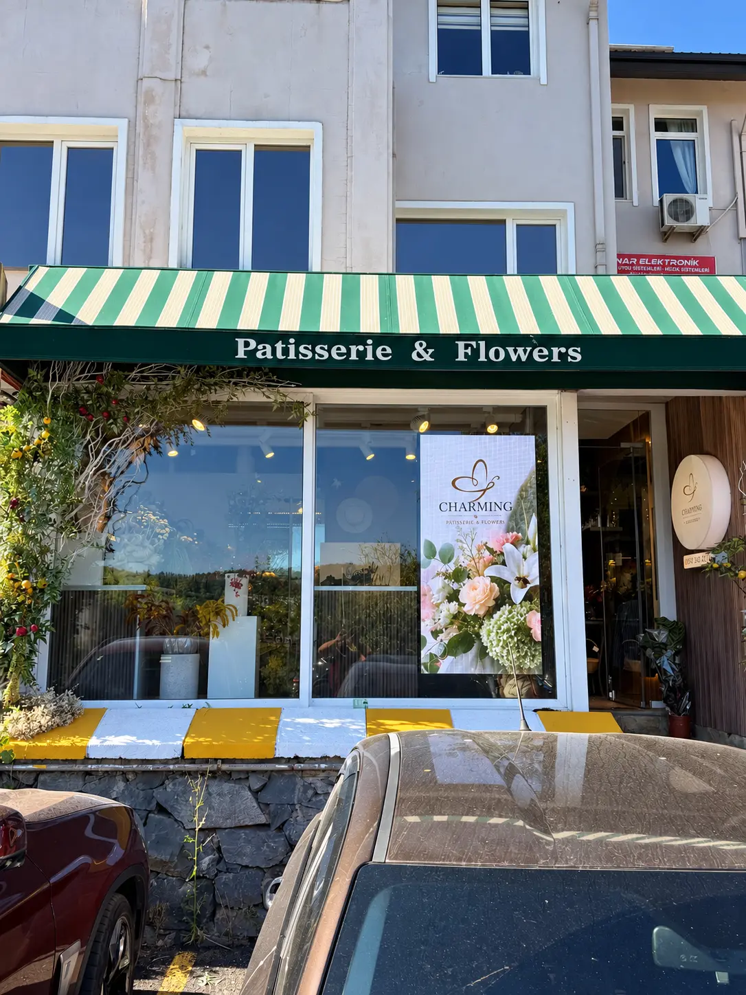 Charming Patisserie Floral Display